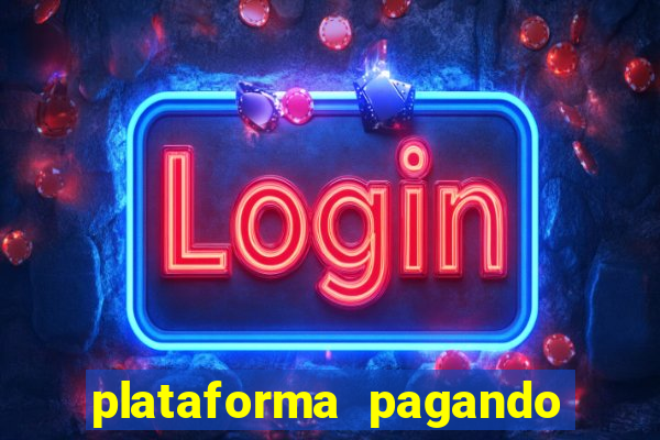 plataforma pagando no cadastro